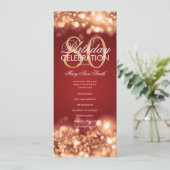 Programme de 80e anniversaire Glam Lights Red Gold (Debout devant)