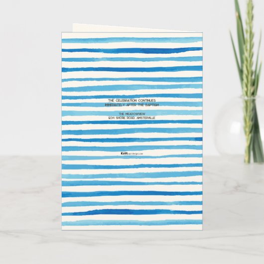 Programme de baptême de l'Église orthodoxe grecque (Dos)