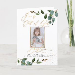 Programme de baptême LDS de verdure aquarelle PixD