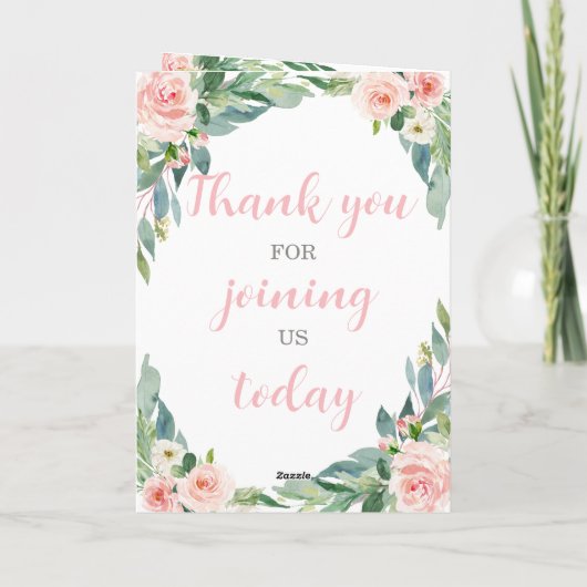 Programme de baptême LDS, Programme plié (Dos)