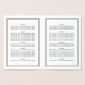 Programme de baptême religieux classique avec feui (Intérieur)