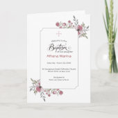 Programme de Baptism (Devant)