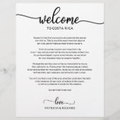 Programme de Bienvenue du Weekend de Mariage Simpl (Devant)