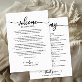 Programme de Bienvenue du Weekend de Mariage Simpl