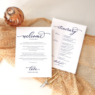 Programme de bienvenue pour un week-end de mariage