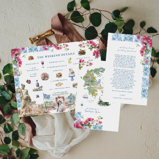 Programme de bienvenue pour un week-end de mariage