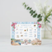 Programme de bienvenue pour un week-end de mariage (Debout devant)
