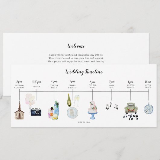 Programme de calendrier d'événement du jour de mar (Devant / Derrière)