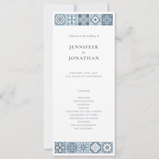 PROGRAMME DE CARREAUX ESPAGNOLS BLEU AN GREY (Devant)