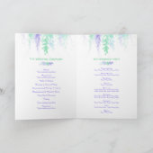 Programme de cascade d'art de fleurs vertes violet (Intérieur)