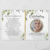 Programme de célébration botanique de la vie (Devant)