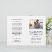 Programme de célébration conjointe minimale de la  (Debout devant)