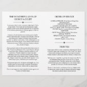 Programme de célébration conjointe minimale de la  (Dos)