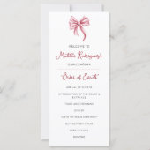 Programme de célébration de la Quinceañera Cute Pi (Devant)