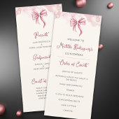 Programme de célébration de la Quinceañera rose