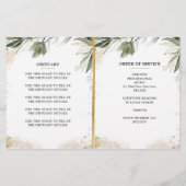 Programme de célébration de la vie dans la verdure (Dos)