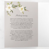 Programme de célébration de la vie de la Croix-Bla (Intérieur en premier)