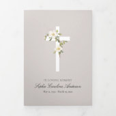 Programme de célébration de la vie de la Croix-Bla (Page de couverture)