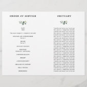 Programme De Célébration De La Vie De L'Eucalyptus (Dos)