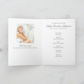 Programme de célébration de la vie des marguerites (Intérieur)