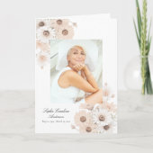 Programme de célébration de la vie des marguerites (Devant)