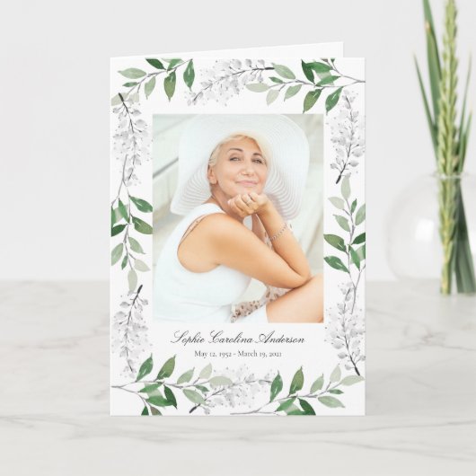 Programme de célébration de la vie des vignes et d (Devant)