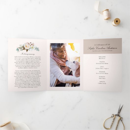 Programme de célébration de la vie en souvenir aim (Intérieur)