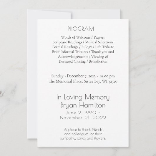 Programme de célébration des vagues géométriques (Dos)