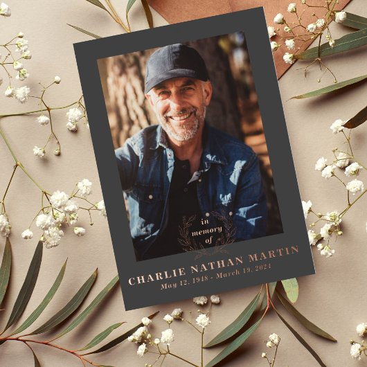 Programme de célébrations de la vie - Réel gros ti