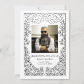 Programme de célébrations funéraires de la dentell (Devant)