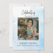 Programme de célébrations funéraires des nuages (Devant)