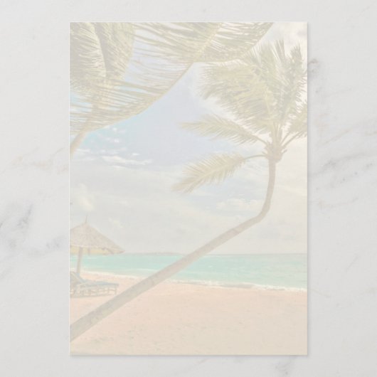 Programme de cérémonie courte des ananas aux fleur (Dos)