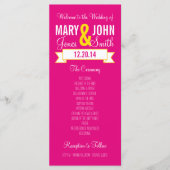 Programme de Cérémonie de Bannière de Charme (Devant)