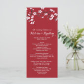 Programme de cérémonie de fleurs de cerisier (Debout devant)