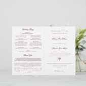 Programme de cérémonie de la messe des Mariages ca (Debout devant)
