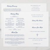 Programme de cérémonie de la Messe des Mariages ca (Devant / Derrière)
