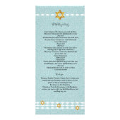 Programme de cérémonie de l'étoile de David (Dos)