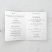 Programme de cérémonie de mariage catholique avec (Intérieur)