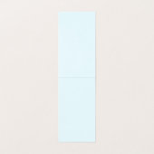 Programme de cérémonie de mariage élégant bleu feu (Inside Unfolded)