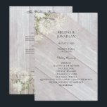 Programme de cérémonie de mariage floral moderne r<br><div class="desc">Carte de programme de cérémonie de mariage rustique floral en bois. Cherchez-vous un programme de mariage rustique ou champêtre ? Découvrez ce programme de cérémonie de mariage et la suite d'invitation rustique.</div>
