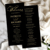 Programme de cérémonie de mariage Ordre de la Céré