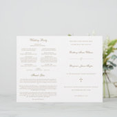 Programme de cérémonie de masse des Mariages catho (Debout devant)