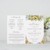 Programme de cérémonie de masse des Mariages catho (Debout devant)