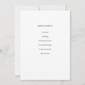 Programme de cérémonie de miroir gothique Dark Aca (Dos)