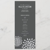 Programme de cérémonie des mariages (Devant)