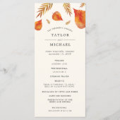 Programme de Cérémonie des Mariages (Devant)