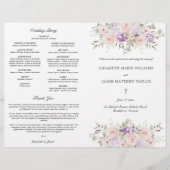 Programme de cérémonie des Mariages catholiques de (Devant)