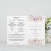 Programme de cérémonie des Mariages catholiques de (Debout devant)