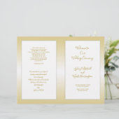 Programme de Cérémonie des Mariages catholiques pl (Debout devant)