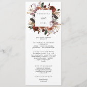 Programme de cérémonie des Mariages de Butterum & (Devant)